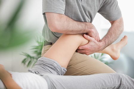Leg massage by Dagenham Physio